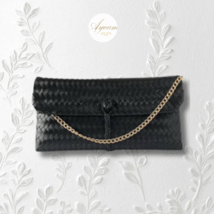 Anyam Clutch - Black