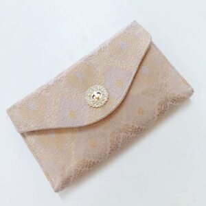 Songket Clutch - Taupe (Nude Gold)