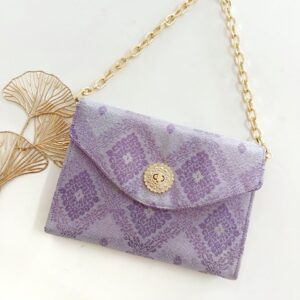 Songket Clutch - Lilac