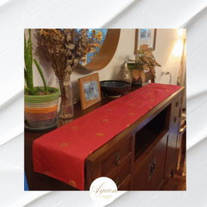 Cotton Songket Bunga Tabur Table Runner